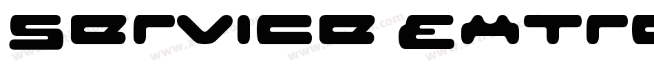 Service ExtraBold字体转换